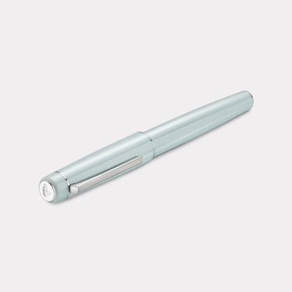 Thomas Slim Tangier 1680 Fountain Pen – Chalcedony Blue & Steel
