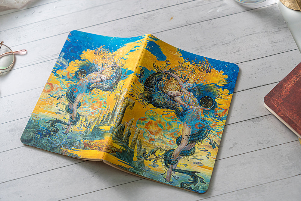 Paperblanks Temptation A4 Cahier Notebook – Plain – design detail