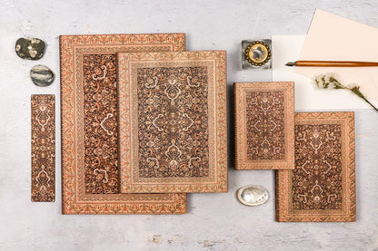 Paperblanks Terrene Midi Hardback Journal – Lined, 144 Pages – design detail
