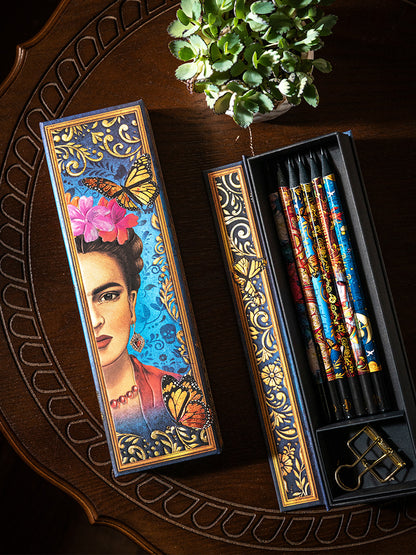 Paperblanks The Colourful Portrait Cotton Tote Bag – design detail