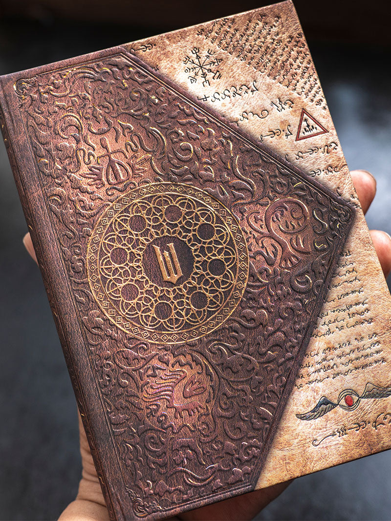 Paperblanks The Grimmerie Midi Hardback Journal – Plain, 144 Pages – design detail