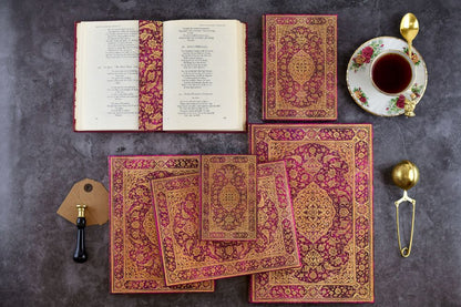 Paperblanks The Orchard Hardback Guest Book – Plain, 144 Pages – design detail