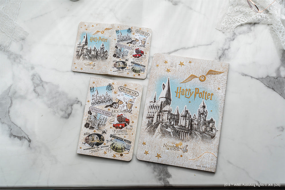 Paperblanks The Wizarding World Notebook A5 Cahier Notebook – Lined – design detail