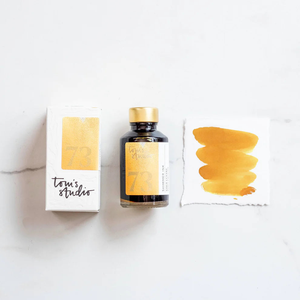 Shimmer Fountain Pen Ink - 73 Golden Lustre