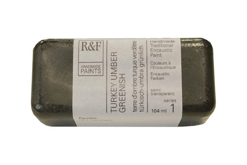 R&F Encaustic Paint 104ml – Turkey Umber Greenish