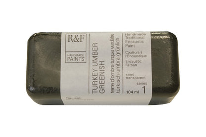 R&F Encaustic Paint 104ml – Turkey Umber Greenish