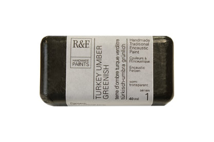 R&F Encaustic Paint 40ml – Turkey Umber Greenish