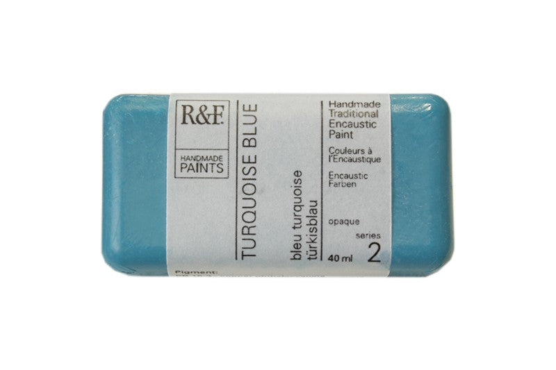 R&F Encaustic Paint 40ml – Turquoise Blue