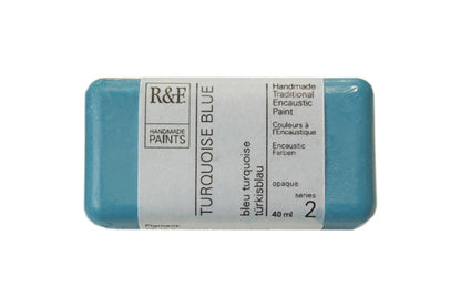 R&F Encaustic Paint 40ml – Turquoise Blue
