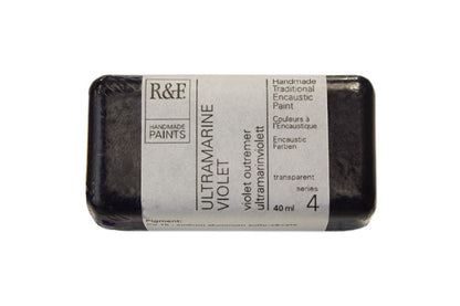 R&F Encaustic Paint 40ml – Ultramarine Violet