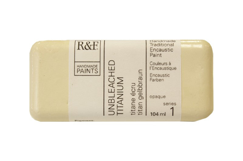 R&F Encaustic Paint 104ml – Unbleached Titanium
