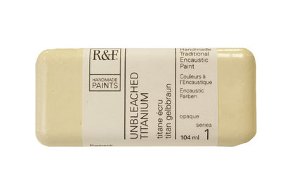 R&F Encaustic Paint 104ml – Unbleached Titanium