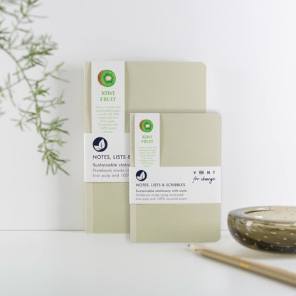 VENT SUCSEED A6 Pocket Notebook, Made with Kiwi Waste