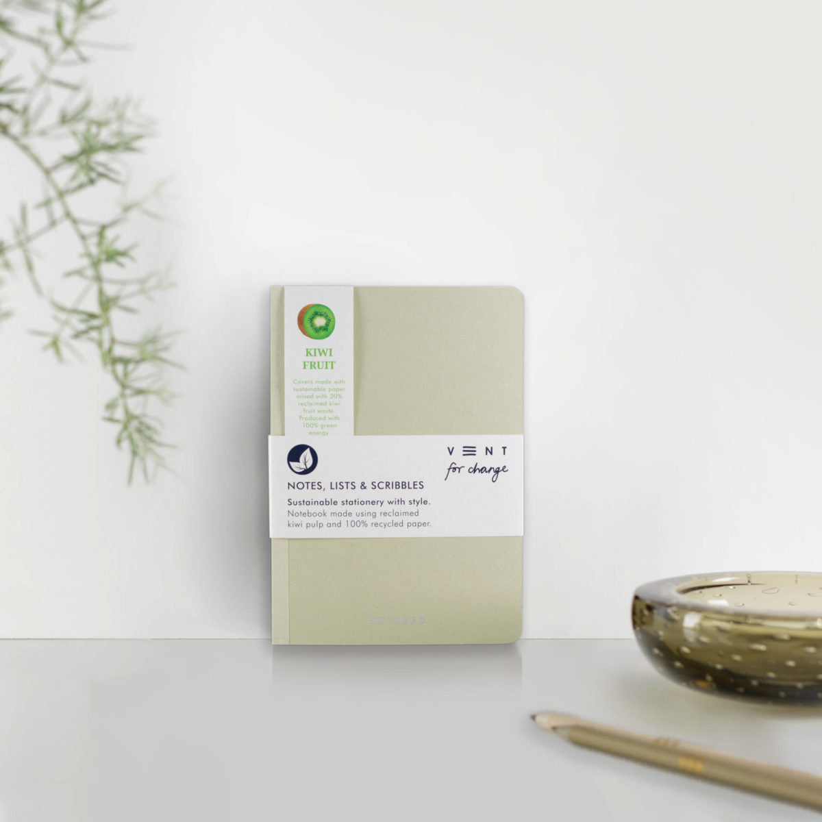 VENT SUCSEED A6 Pocket Notebook, Made with Kiwi Waste