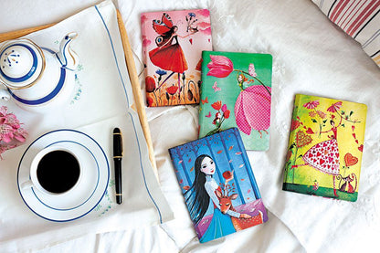 Paperblanks Valentina Midi Hardback Journal – Lined, 176 Pages – design detail