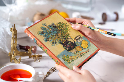 Paperblanks 2027 Van Gogh’s Still Life Midi Hardback Diary – Week-to-View Vertical – design detail