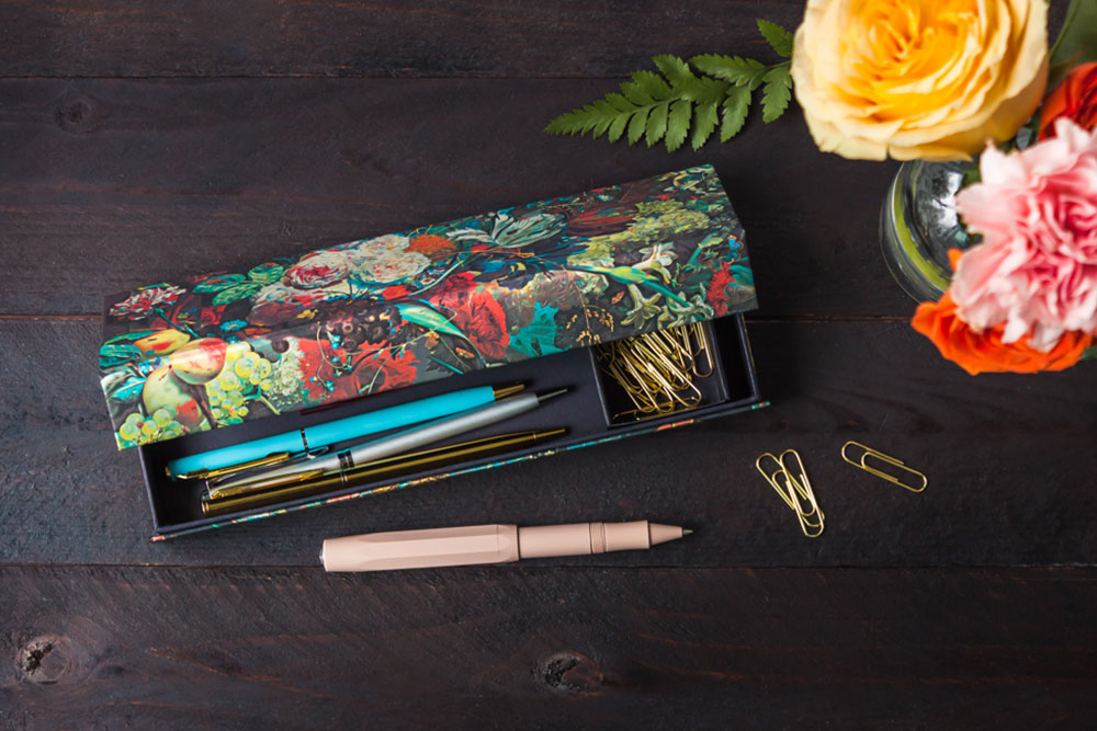 Paperblanks Van Huysum Mini Hardback Journal – Lined, 176 Pages – design detail