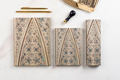Paperblanks Vault of the Milan Cathedral Midi Hardback Journal – Plain, 144 Pages – design detail