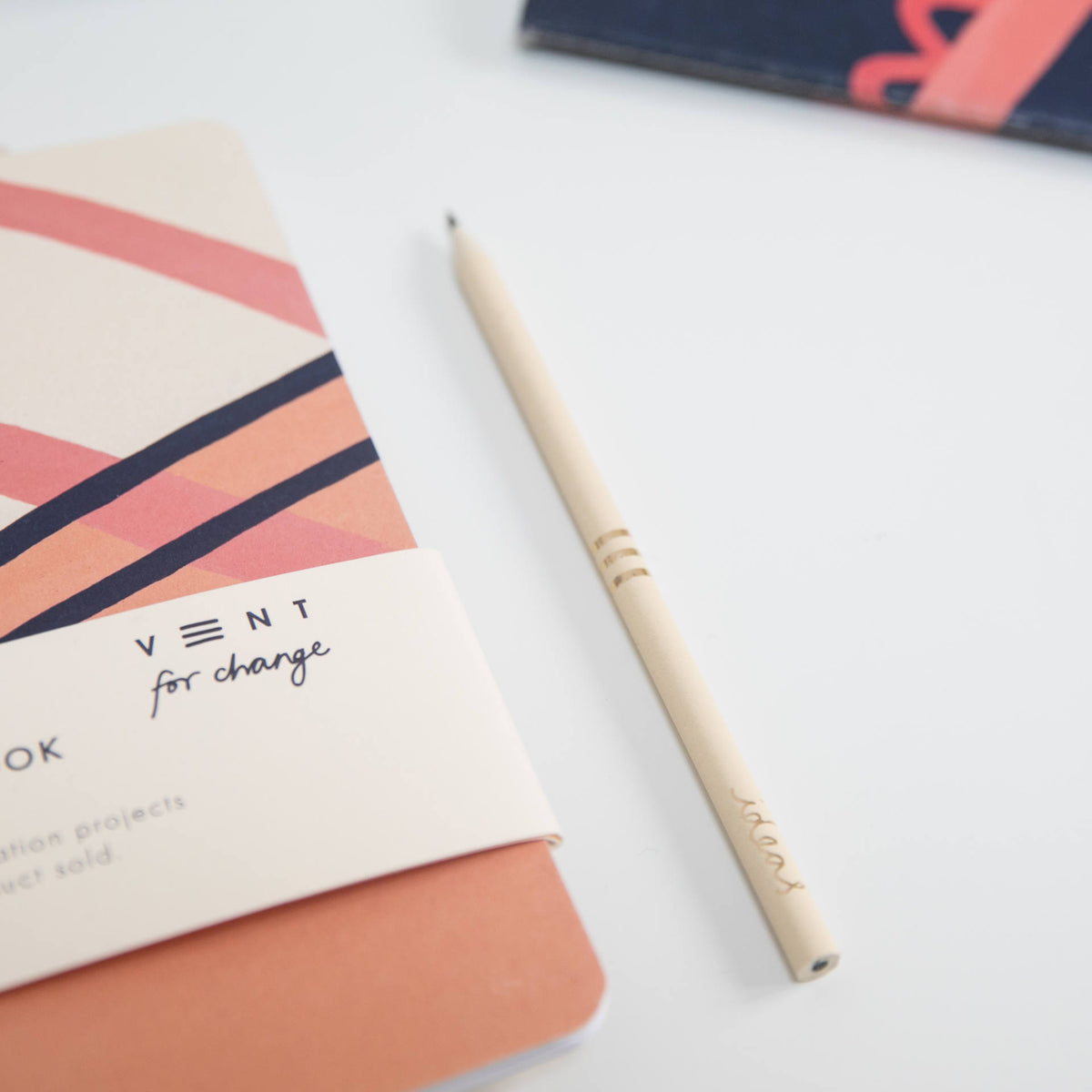 VENT IDEAS A5 Recycled Sketchbook – Pink