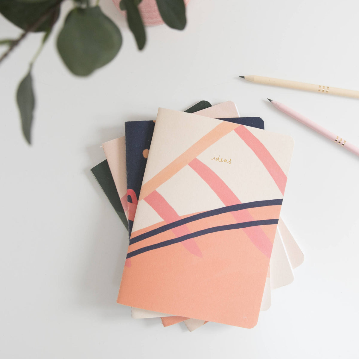 VENT IDEAS A5 Recycled Sketchbook – Pink