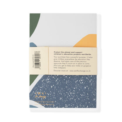 VENT NOTES A5 Recycled Notebook – Olive, Lined