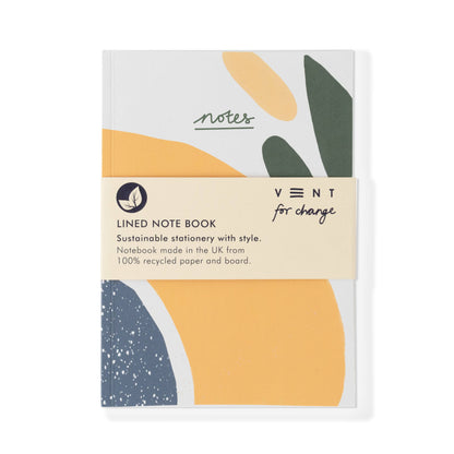 VENT NOTES A5 Recycled Notebook – Olive, Lined