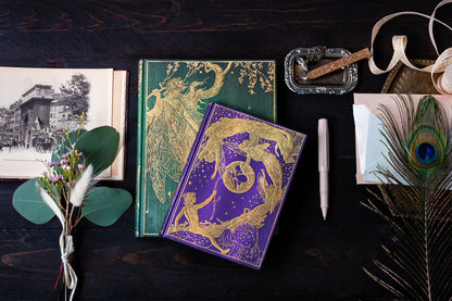 Paperblanks Violet Fairy A6 Cahier Notebook – Dot Grid – design detail