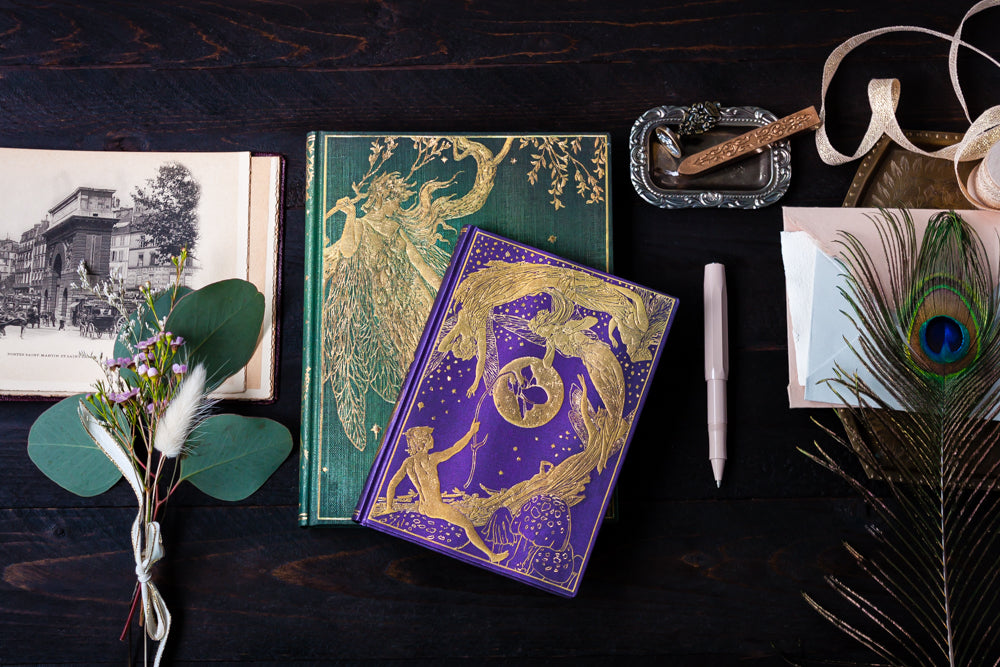 Paperblanks Violet Fairy Mini Hardback Journal – Lined, 176 Pages – design detail
