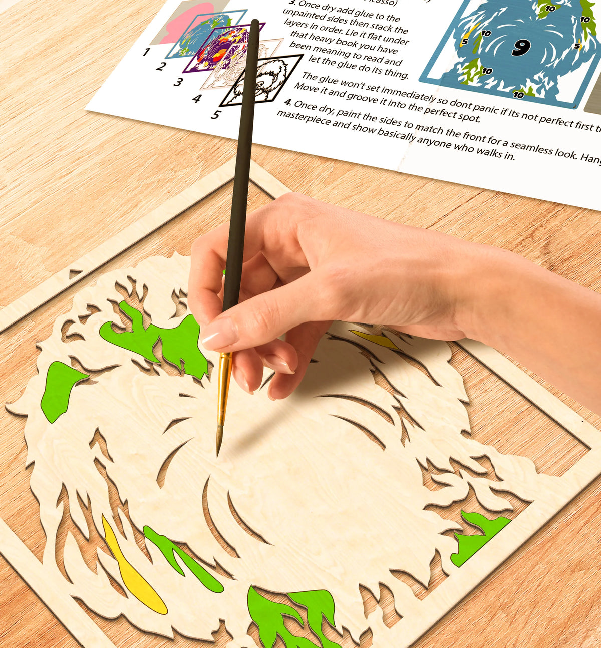 Doodle Dog Wooden Art Craft Kit