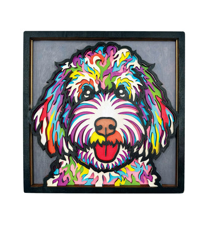 Doodle Dog Wooden Art Craft Kit