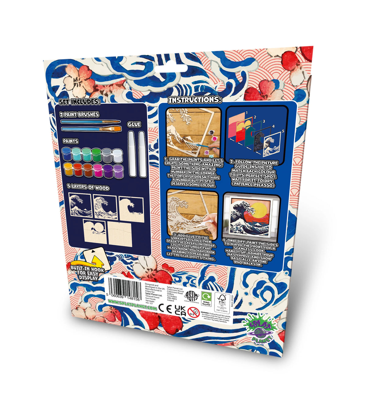 Great Wave Wooden Art Craft Kit