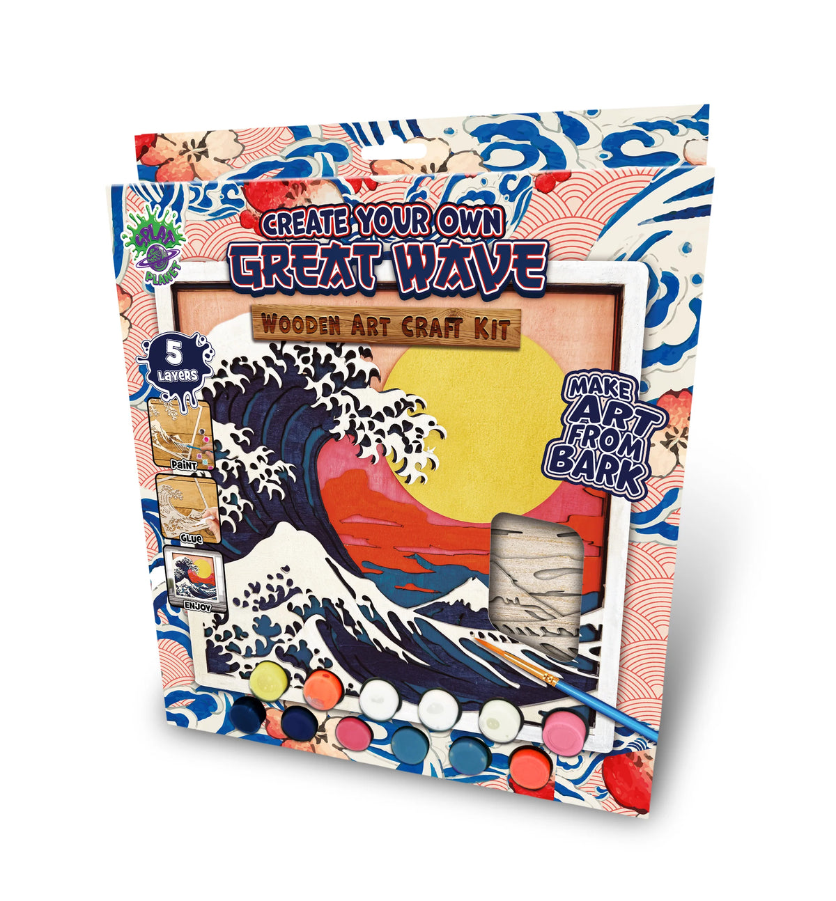Great Wave Wooden Art Craft Kit