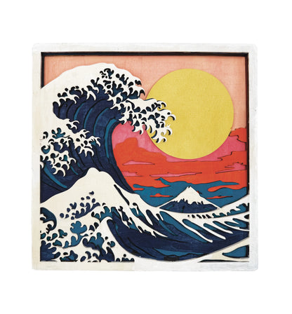 Great Wave Wooden Art Craft Kit