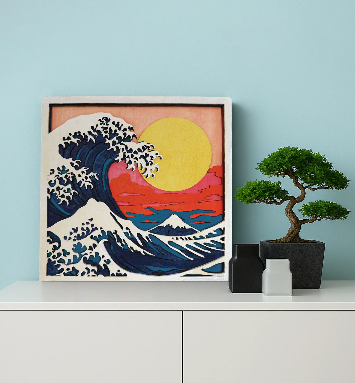 Great Wave Wooden Art Craft Kit