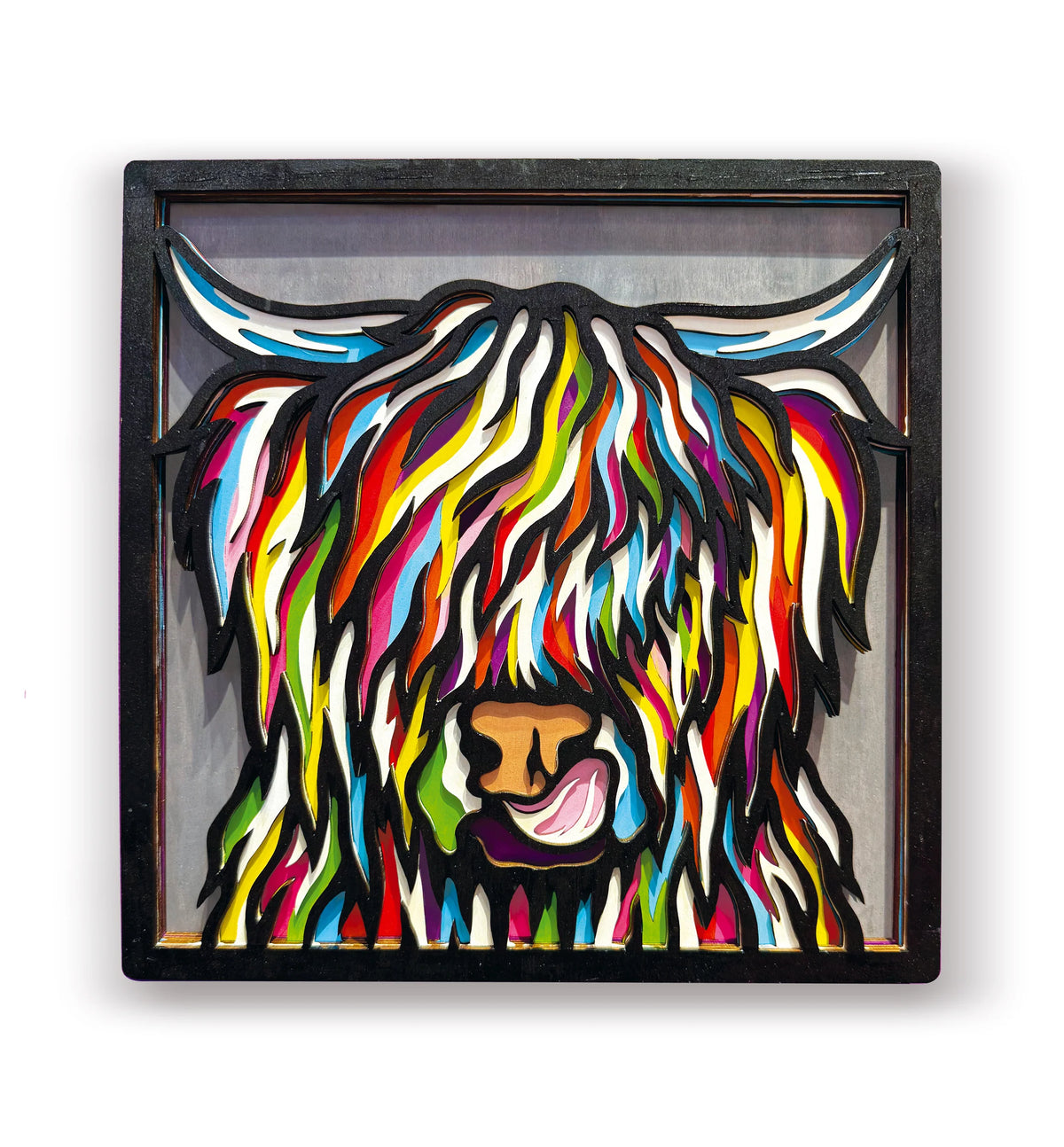 Highland Cow Wooden Art Craft Kit