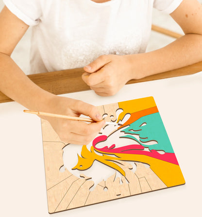 Hummingbird Wooden Art Craft Kit