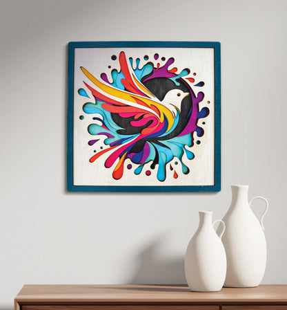 Hummingbird Wooden Art Craft Kit