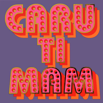 Welsh Mother's Day Card - Caru Ti Mam