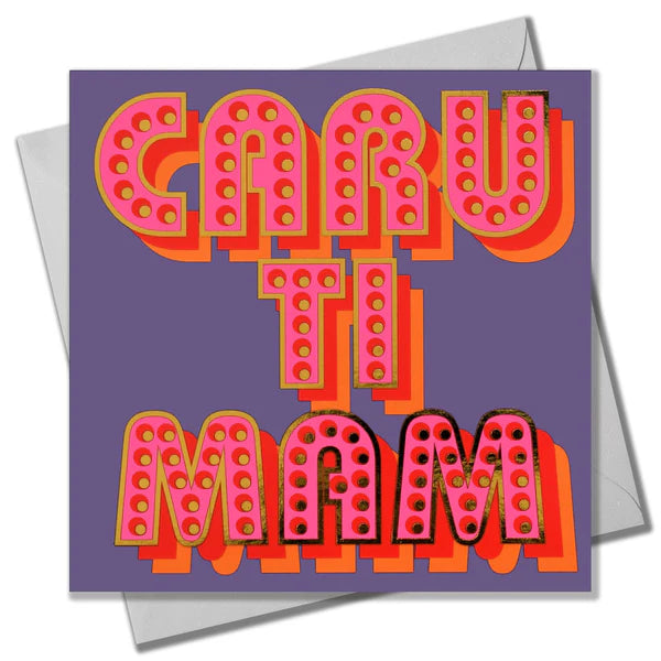 Welsh Mother's Day Card - Caru Ti Mam