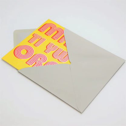Welsh Mother's Day Card - Mam Ti Yw'r Orau