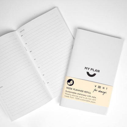 VENT Make a Mark Planner Refill – MyPlan Non-Dated Weekly Planner