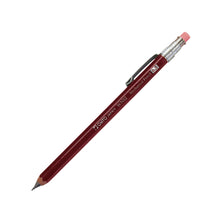 OHTO WN02 mini wooden 0.5mm mechanical pencil in Burgundy