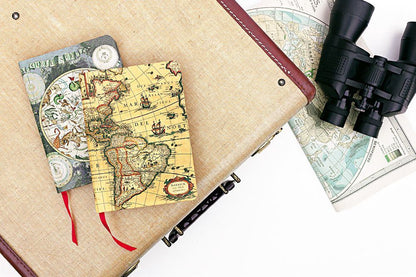 Paperblanks Western Hemisphere Midi Hardback Journal – Lined, 176 Pages – design detail