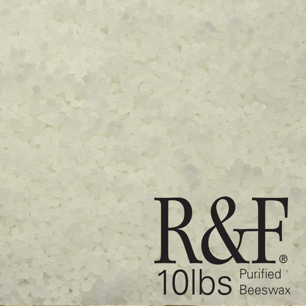 R&F White Beeswax 10lb (4.54kg)