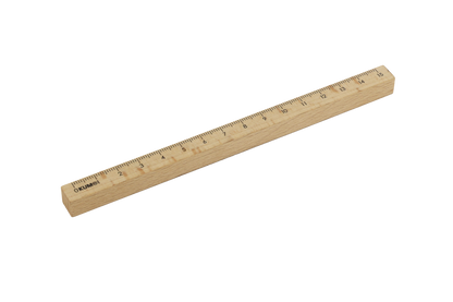 KUM Square Wood Ruler – 15cm