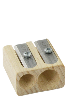 KUM Wood 2 Double Beech Wood Block Sharpener