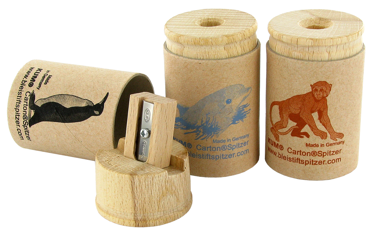 KUM Öko 1 Single Drum Sharpener – Recycled Card