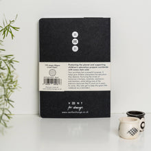 VENT RECLAIM A5 Notebook, Reclaimed Wool Cover – Black