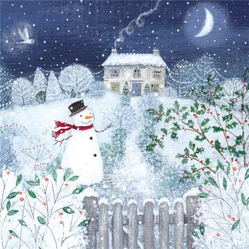 Snowman Charity Christmas Card 6 Pack