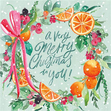 Fruity Wreath - NSPCC / Cancer Research Charity Christmas Card Pack